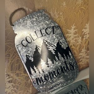 9x6” Galvanized Sheet Metal Home Decor